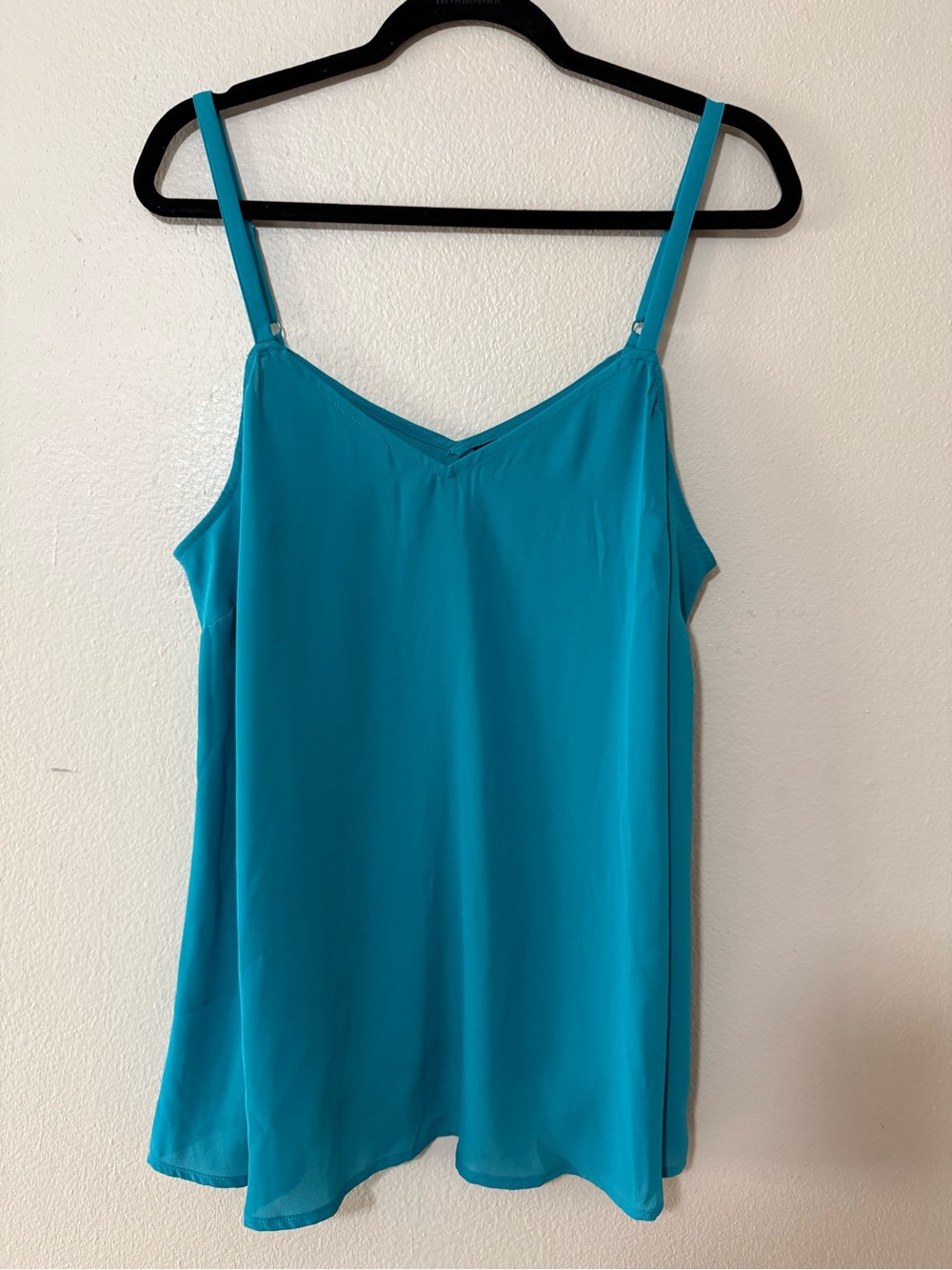 Torrid Women's Teal V-Neck Spaghetti Strap Cami Top